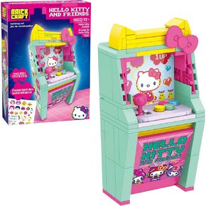 Brickcraft Officially Licensed Sanrio Hello Kitty Bento Box Building Set, 191-Piece Multicolored Brick Kit with Detailed Character Face and Mini Sushi Builds, Adorable for Fans Seasonal in Saudi Arabia