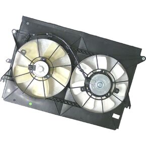 Dual Radiator and Condenser Fan Assembly for Scion tC 2005 2006 2007 2008 2009 2010 Replacement 1636122051, 1636128081, 1636323010 1 x in Saudi Arabia