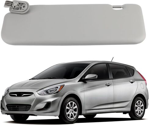 85210-1R000 بديل حاجب الشمس من الجانب الأيسر للسائق لسيارة Hyundai Accent 1E 2011-2015 حاجب الشمس Assy Gray in Kuwait