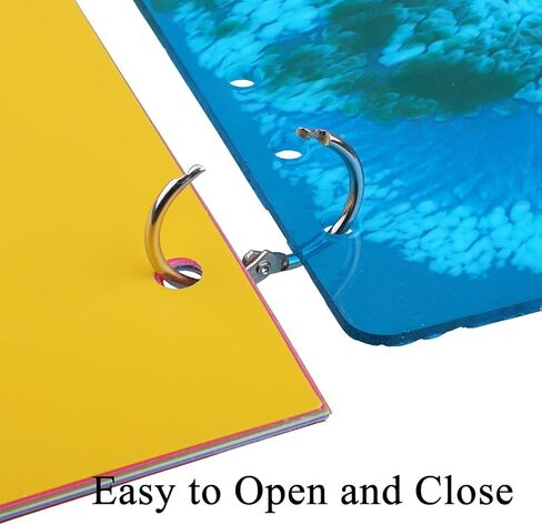 20Pcs Binder Rings(1 1/4 in), Metal Loose Leaf Binder Book Rings for Index Cards Flashcards Key, Heavy Duty Sturdy Ring for Home School and Office, Hold up to 270 Sheets, Silver in Saudi Arabia