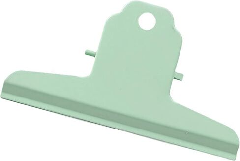 Bulldog Paper Clips, Large Strong Springs Hold up to 200 Sheets Hangable Metal Hinge Clip File Clamps with Hangable for Food Bags Pictures Photos Art Crafts Office Supply (Mint Green) in Saudi Arabia