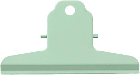 Bulldog Paper Clips, Large Strong Springs Hold up to 200 Sheets Hangable Metal Hinge Clip File Clamps with Hangable for Food Bags Pictures Photos Art Crafts Office Supply (Mint Green) in Saudi Arabia
