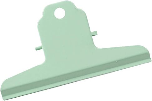 Bulldog Paper Clips, Large Strong Springs Hold up to 200 Sheets Hangable Metal Hinge Clip File Clamps with Hangable for Food Bags Pictures Photos Art Crafts Office Supply (Mint Green) in Saudi Arabia
