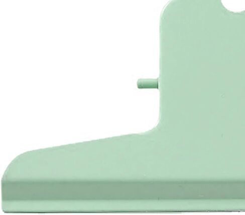 Bulldog Paper Clips, Large Strong Springs Hold up to 200 Sheets Hangable Metal Hinge Clip File Clamps with Hangable for Food Bags Pictures Photos Art Crafts Office Supply (Mint Green) in Saudi Arabia