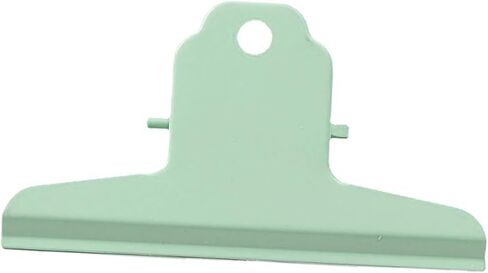 Bulldog Paper Clips, Large Strong Springs Hold up to 200 Sheets Hangable Metal Hinge Clip File Clamps with Hangable for Food Bags Pictures Photos Art Crafts Office Supply (Mint Green) in Saudi Arabia