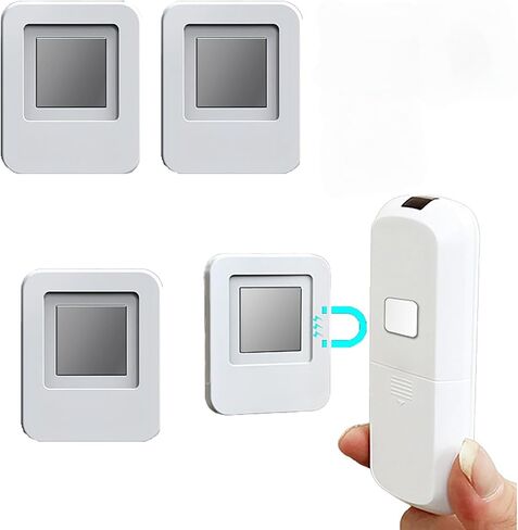 3Pcs Magnetic Remote Control Holder Wall Mount,Magnetic Remote Holder,Upgraded Organizers Storage,Convenient and Stylish TV Remote Organizer for Home Office School Supply Storage (White) in Saudi Arabia