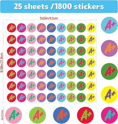 1800 قطعة من الملصقات التحفيزية، ملصق مكافأة ملون مقاس 1 بوصة، ملصقات حوافز صغيرة، ملصق مخطط سلوكي دائري لمستلزمات مدرسي طلاب الفصول الدراسية in Kuwait