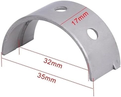 Motorcycle Engine Crankshaft Main Bearing Set Fit For VT250F VT 250 F2 VT250 VTZ250 VTR250 VT250CR M250 V-T(Oversize 0.25) in Saudi Arabia