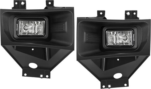 HECASA زوج مجموعة مصابيح الضباب متوافقة مع 2017-2020 Ford F250/F350/F450/F550 Super Duty Pickup Truck Front Bumper الضباب مجموعة مصابيح القيادة لاستبدال FO2592241 FO2593241 جانب السائق والركاب in Kuwait