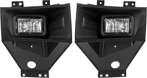 HECASA زوج مجموعة مصابيح الضباب متوافقة مع 2017-2020 Ford F250/F350/F450/F550 Super Duty Pickup Truck Front Bumper الضباب مجموعة مصابيح القيادة لاستبدال FO2592241 FO2593241 جانب السائق والركاب in Kuwait