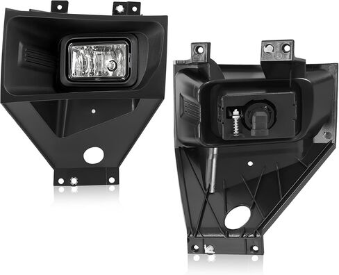 HECASA زوج مجموعة مصابيح الضباب متوافقة مع 2017-2020 Ford F250/F350/F450/F550 Super Duty Pickup Truck Front Bumper الضباب مجموعة مصابيح القيادة لاستبدال FO2592241 FO2593241 جانب السائق والركاب in Kuwait