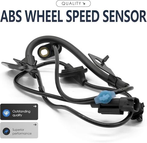 2PCS Rear Left and Right Abs Wheel Speed Sensor Compatible with Mitsubishi Lancer Outlander Sport 4670A579 FWD 5 Passenger; 08 09 10 11 12 13 14 15 16 17 in Saudi Arabia