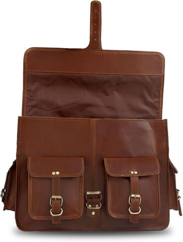 genuine buffalo leather briefcase, Messenger Bag in Saudi Arabia