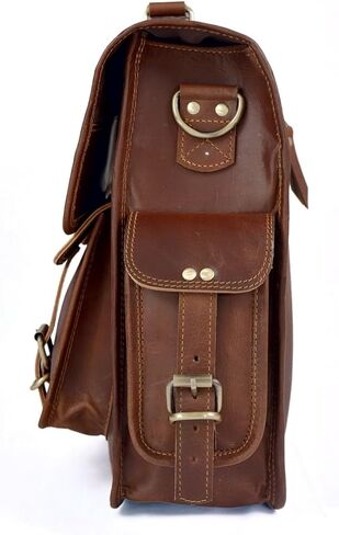 genuine buffalo leather briefcase, Messenger Bag in Saudi Arabia