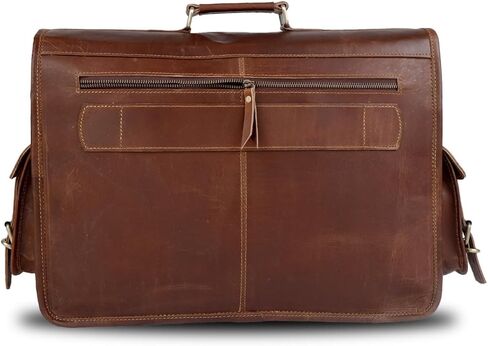 genuine buffalo leather briefcase, Messenger Bag in Saudi Arabia