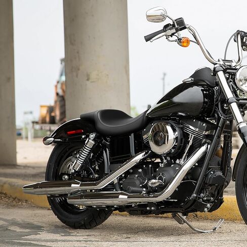 مقعد السائق والراكب Green-L 2 Up Rider مناسب لدراجة Harley Dyna Low Rider Wide Glide Fat Bob Street Bob 2006-2017 Switchback 2012-2016 (النمط A) in Kuwait