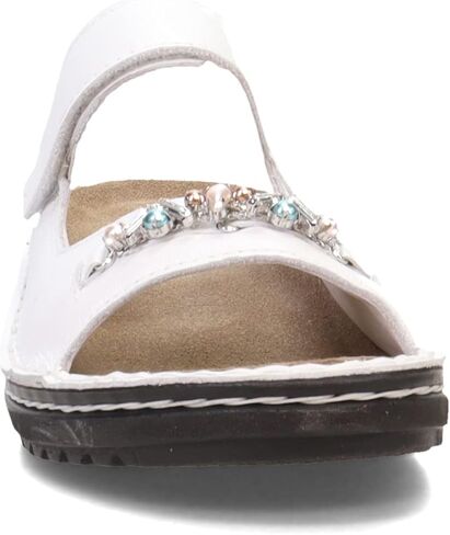 NAOT Footwear Women's Johanna Sandal Pearl White Lthr 8 M US in Saudi Arabia