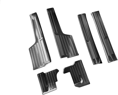 Door Sill Protector Compatible with Mazda CX-90 2024-2026, Stainless Steel Scuff Plate Guard, Interior Car Door Entry Trim Cover, 6PCS, Carbon Fiber Pattern in Saudi Arabia
