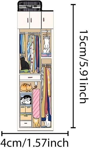 30 - Piece Cat World Bookmarks: Whimsical Feline - Themed Reading Accessories in Saudi Arabia