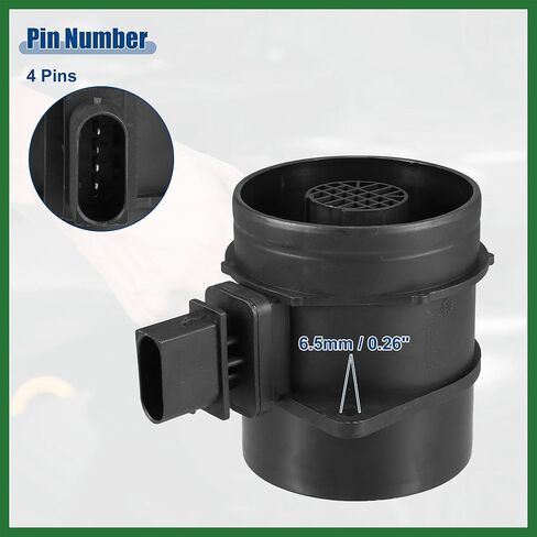 Motoforti Car Mass Air Flow MAF مستشعر تدفق الهواء مناسب لـ Dodge Sprinter 2500 3500 2004-2006 No.53013673AA - حزمة من 1 طويلة الأمد in Saudi Arabia
