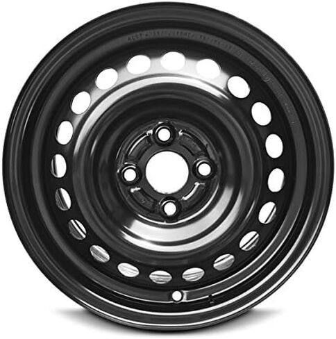 عجلة بديلة جديدة من OEM لسيارة Honda Insight 2012-2014 مقاس 15 × 6 بوصة حافة فولاذية مطلية باللون الأسود تناسب 185/60R15 in Saudi Arabia