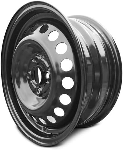 عجلة بديلة جديدة من OEM لسيارة Honda Insight 2012-2014 مقاس 15 × 6 بوصة حافة فولاذية مطلية باللون الأسود تناسب 185/60R15 in Saudi Arabia