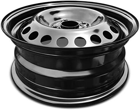 عجلة بديلة جديدة من OEM لسيارة Honda Insight 2012-2014 مقاس 15 × 6 بوصة حافة فولاذية مطلية باللون الأسود تناسب 185/60R15 in Saudi Arabia