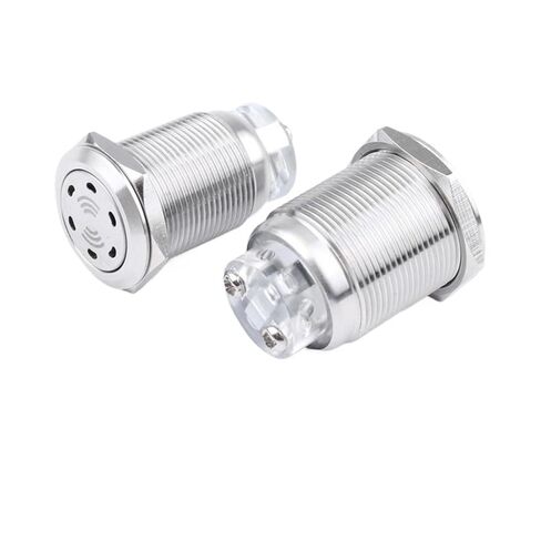 طنان معدني منبه صوت وضوء 22 ملم ارتفاع ديسيبل 12V24V220V(22mm 24V) in Saudi Arabia