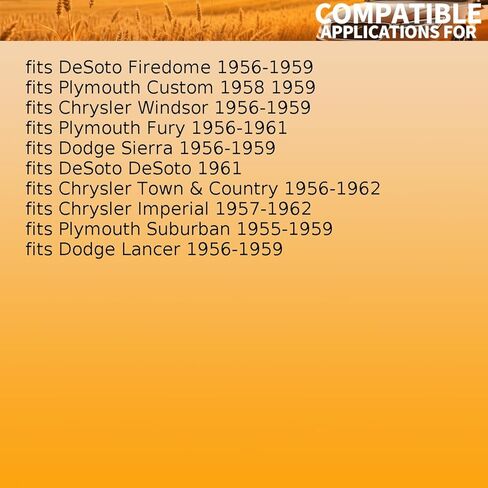 1 X Drum Brake Wheel Cylinder Kit Rear Left fits Chrysler 300,Imperial,Nassau,New Yorker,Newport 1956 1957 1958 1959 1960 1961-1962 fits Dodge Dart 1961 Replacement 1818639 in Kuwait