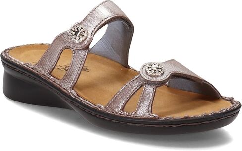 NAOT Footwear Women's Triton Sandal Silver Threads Lthr 7 M US in Saudi Arabia