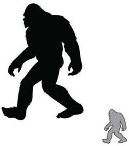 Bigfoot Sasquatch Metal Cutting Dies Die Cut Scrapbooking Card Crafting in Saudi Arabia