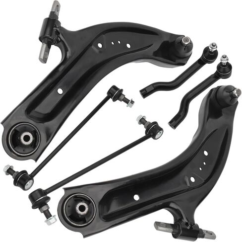 Front Suspension kit for Nissan Qashqai 2017-2019 Rogue 2014-2019 Lower Control Arms Sway Bars Outer Tie Rods in Saudi Arabia