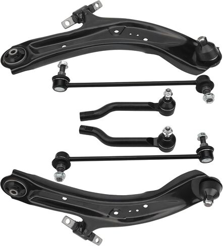 Front Suspension kit for Nissan Qashqai 2017-2019 Rogue 2014-2019 Lower Control Arms Sway Bars Outer Tie Rods in Saudi Arabia