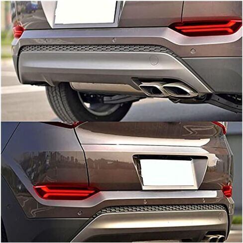 LED Rear Tail Light Assembly - Fit For 2015-2017 Hyundai Tucson, Bumper Reflector, Driving, Brake, Fog, Turn Signal Lights in Saudi Arabia