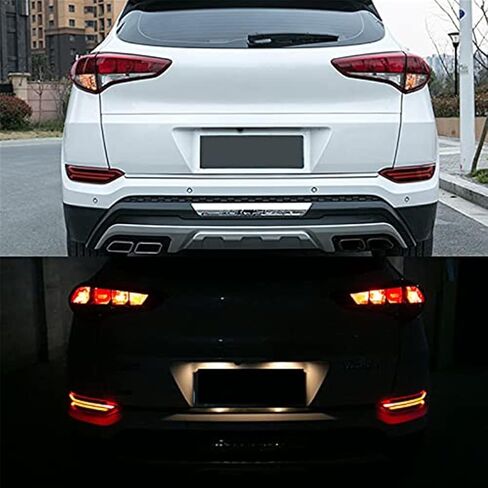 LED Rear Tail Light Assembly - Fit For 2015-2017 Hyundai Tucson, Bumper Reflector, Driving, Brake, Fog, Turn Signal Lights in Saudi Arabia
