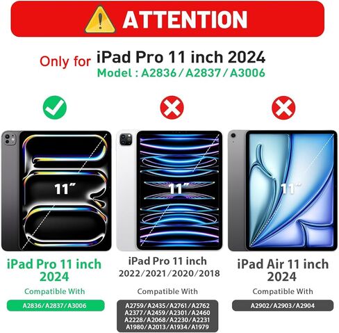 حافظة BLOSOMEET باللون الوردي للأطفال لجهاز iPad Air 11 بوصة M2 (2024) مع واقي شاشة من الزجاج المقوى وحامل فراشة، غطاء للفتيات لجهاز iPad 2024 M2 Air11 مع حامل قلم رصاص بحزام كتف in Kuwait