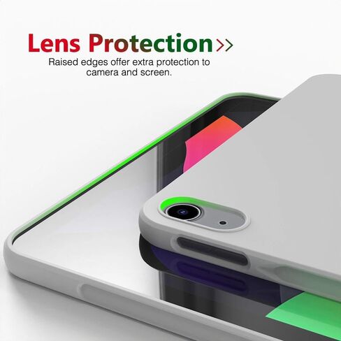 for iPad Air 11 Inch Case M2 2024,iPad Air 6th Generation Case/iPad Air 5th Generation 2022/Air 4th 2020 10.9 lnch,Slim Design Soft TPU Protective Cover for 10.9" iPad Air 6/5/4 Tablet,Black in Kuwait