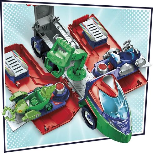 PJ Masks Toys PJ Launching Seeker Car Playset with Sounds, 2-in-1 Vehicle and Car Launcher, Preschool Toys for 3 Year Old Boys and Girls and Up in Saudi Arabia