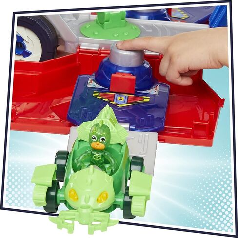 PJ Masks Toys PJ Launching Seeker Car Playset with Sounds, 2-in-1 Vehicle and Car Launcher, Preschool Toys for 3 Year Old Boys and Girls and Up in Saudi Arabia