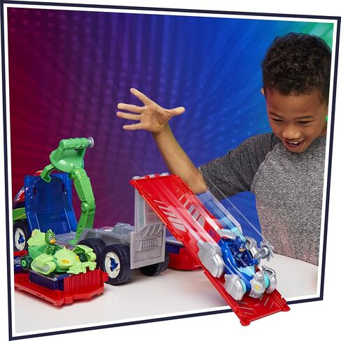 PJ Masks Toys PJ Launching Seeker Car Playset with Sounds, 2-in-1 Vehicle and Car Launcher, Preschool Toys for 3 Year Old Boys and Girls and Up in Saudi Arabia