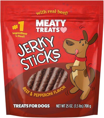 Meaty Treats Steaknight Delights Beef Flavor, 2.5-oz. (Pack of 8) in Kuwait