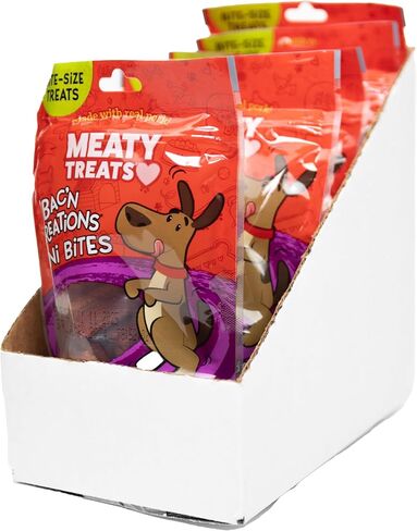 Meaty Treats Steaknight Delights Beef Flavor, 2.5-oz. (Pack of 8) in Kuwait