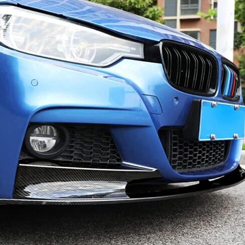 Front Lip Compatibility with 2012-2018 3 Series F30 320i 328d 330i 340i M Sport Front Bumper Chin Lip Spoiler Splitter ABS Carbon Fiber in Kuwait