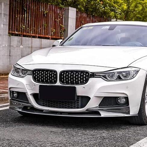 Front Lip Compatibility with 2012-2018 3 Series F30 320i 328d 330i 340i M Sport Front Bumper Chin Lip Spoiler Splitter ABS Carbon Fiber in Kuwait