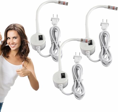 Magnetic Positioning Quilting Light for Sewing Machine, Red Guide Line Tool, for Precise Stitching, Sewing Guide with Bendable Arm, LED for Sewing Machines Precision (Straight LINE+Crosshair) in Saudi Arabia