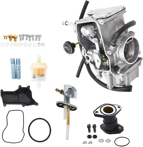 Carburetor Carb with Intake and Fuel Valve Switch Replacement for Yamaha Moto-4 350 YFM350 1987-1990 1992-1995 Warrior 350 YFM350 1987-2004 in Saudi Arabia