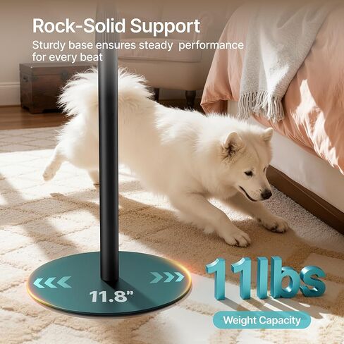26.9"-42.6" Speaker Stands Compatible with Sonos Era 300 and 100, 2 Pack | Height Adjustable from 26.9" to 42.6", Floor Stands with Cable Management, Speaker Mount, Black, 2 Pack (1 Pair) in Saudi Arabia