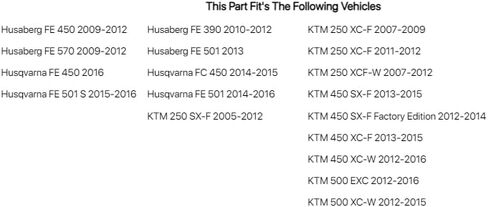طقم تغيير الزيت Tusk 4-Stroke KTM Motorex Cross Power 4T 10W-50 لـ KTM 500 EXC 2012-2016 in Saudi Arabia