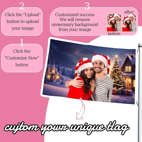 Custom American Flag 3x5ft Personalized Pink Flags Customizable Flag with Photo Text Funny Poster for Bedroom Livingroom Dorm (custom american flag) in Saudi Arabia