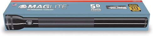 MagLite - S3D015 Maglite Heavy-Duty Incandescent 3-Cell D Flashlight in Display Box, Black in Saudi Arabia